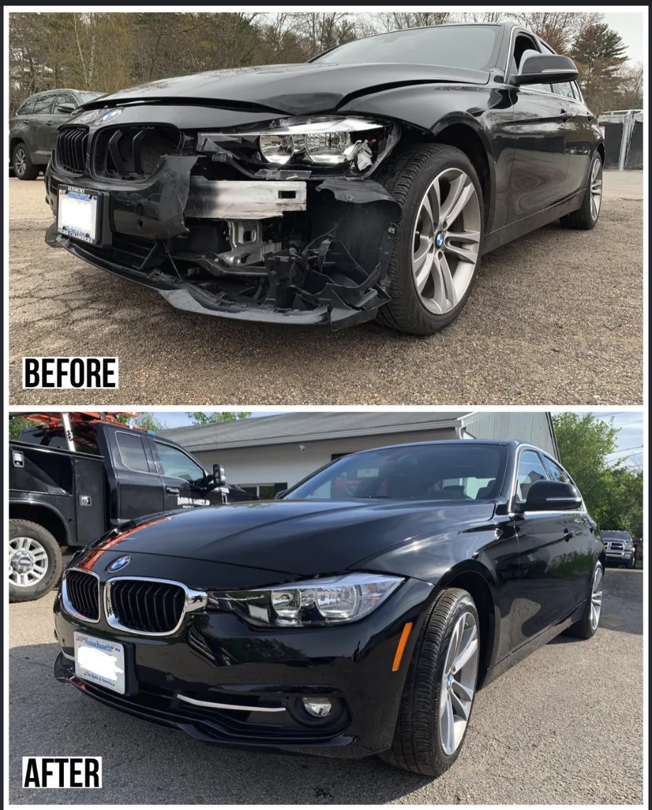 Ремонт передней части BMW 3 серии